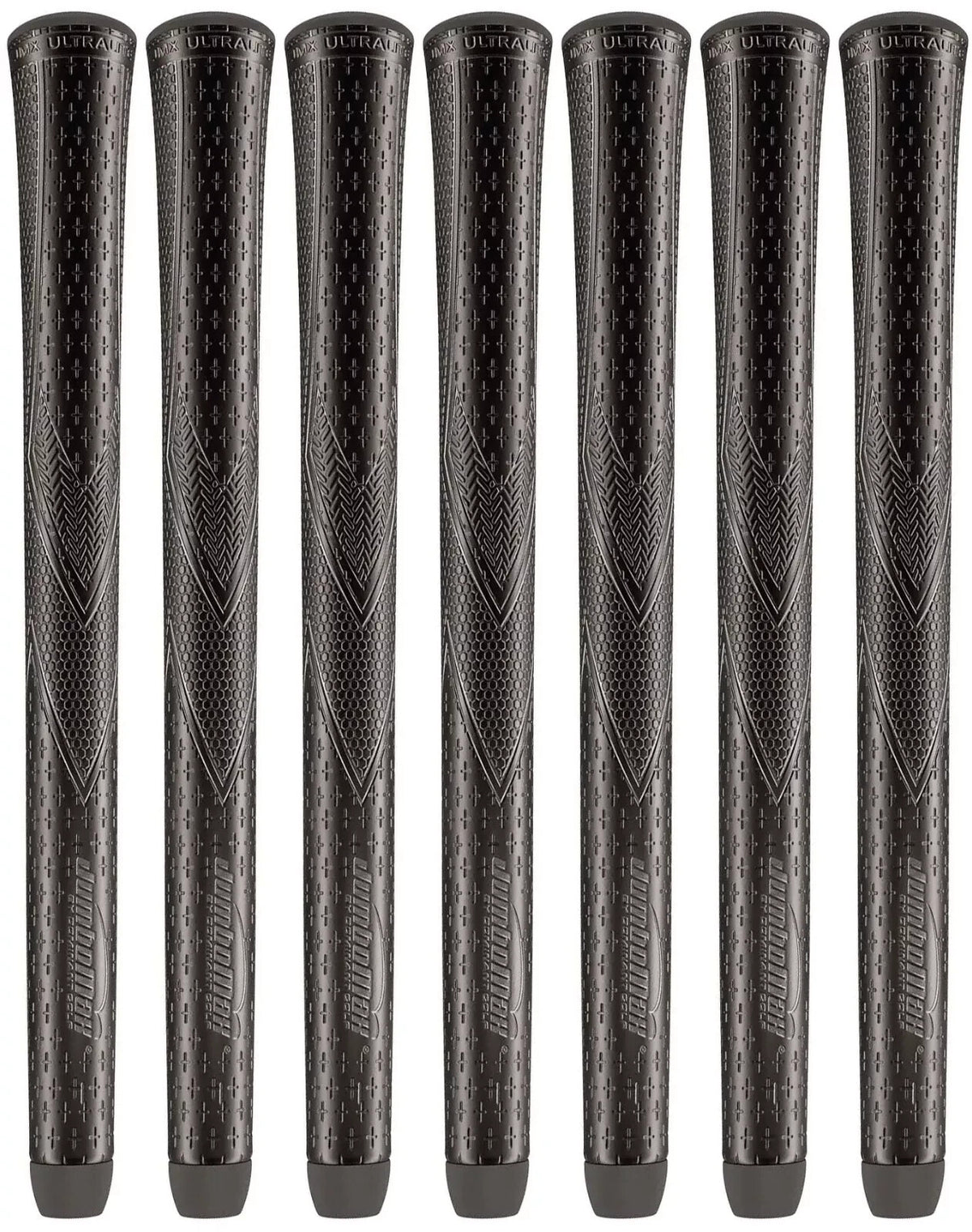 Large Size Golf Grips Set of 7 - Oversized Lightweight Tapered Design