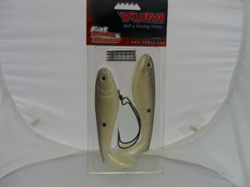 Fishing Swimbaits Pack - Pearl Black Back 5 Inch Lure with Hooks & Weights
