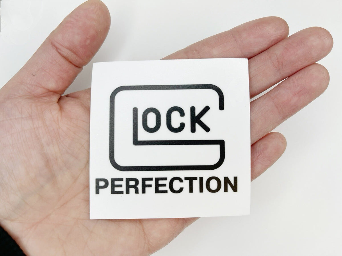 Waterproof Vinyl Firearm Sticker Decal for Indoor Outdoor Use - 2.5 Inch
