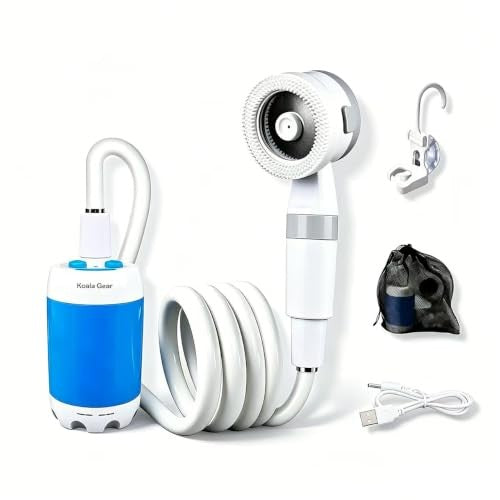 Portable Camping Shower Pump 6500mAh Lightweight Water Pump for Outdoor Use