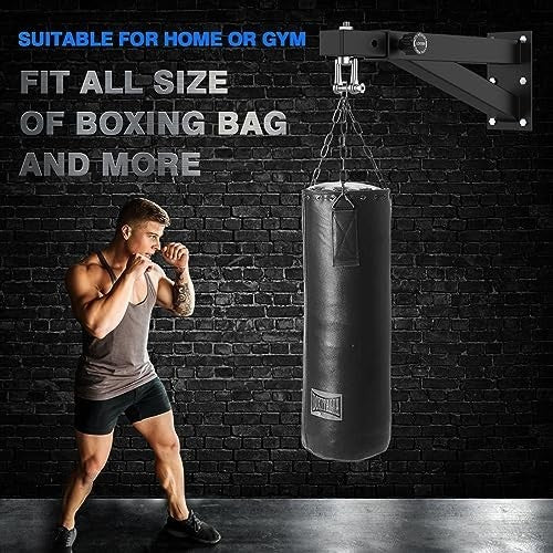 Heavy Bag Hanger Wall Mount Bracket for Boxing & Martial Arts Equipment