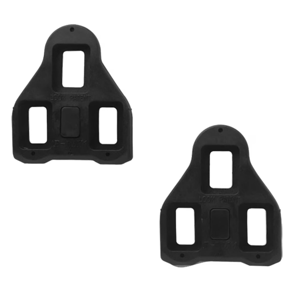 Road Bicycle Cleats Fixed 3-Bolt LOOK Delta Compatible Black Pair