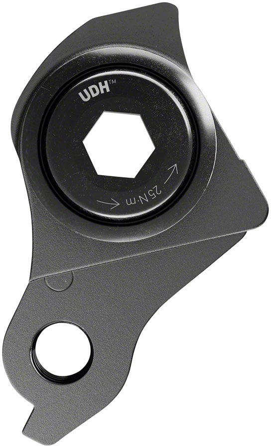 Universal Bicycle Derailleur Hanger UDH Aluminum Black - MTB & E-MTB Compatible