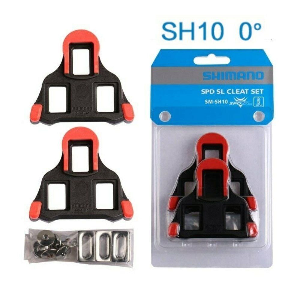 Shimano SPD-SL Road Bike Cleats Set - 6°, 2°, 0° Float Options