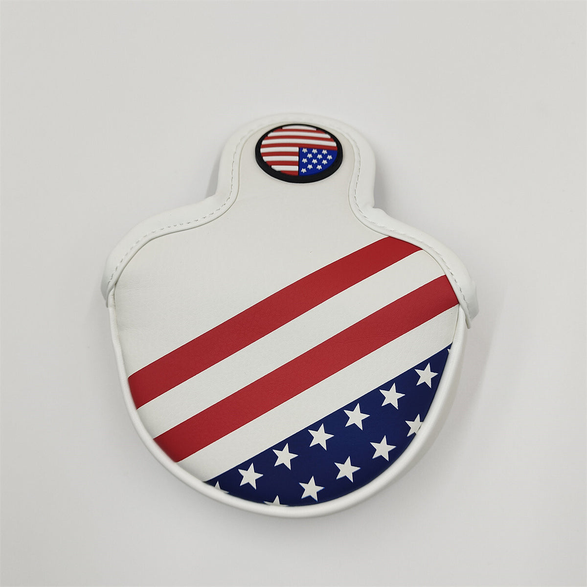Patriotic USA Flag Golf Mallet Head Cover with Magnetic Closure - Small