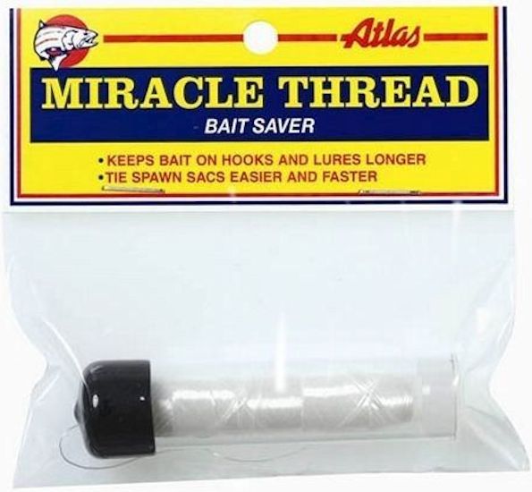 Fishing Bait Wrap Thread with Dispenser - Clear, 2 Pack, 200 ft Total