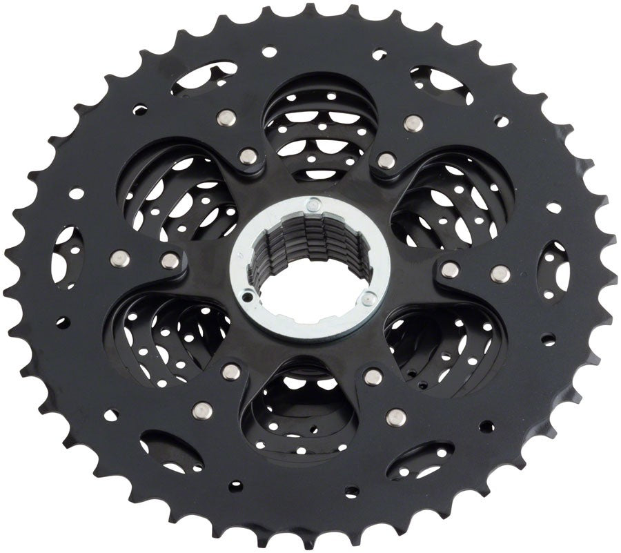 10-Speed Bicycle Cassette 11-42T for Mountain & Gravel Bikes - Black