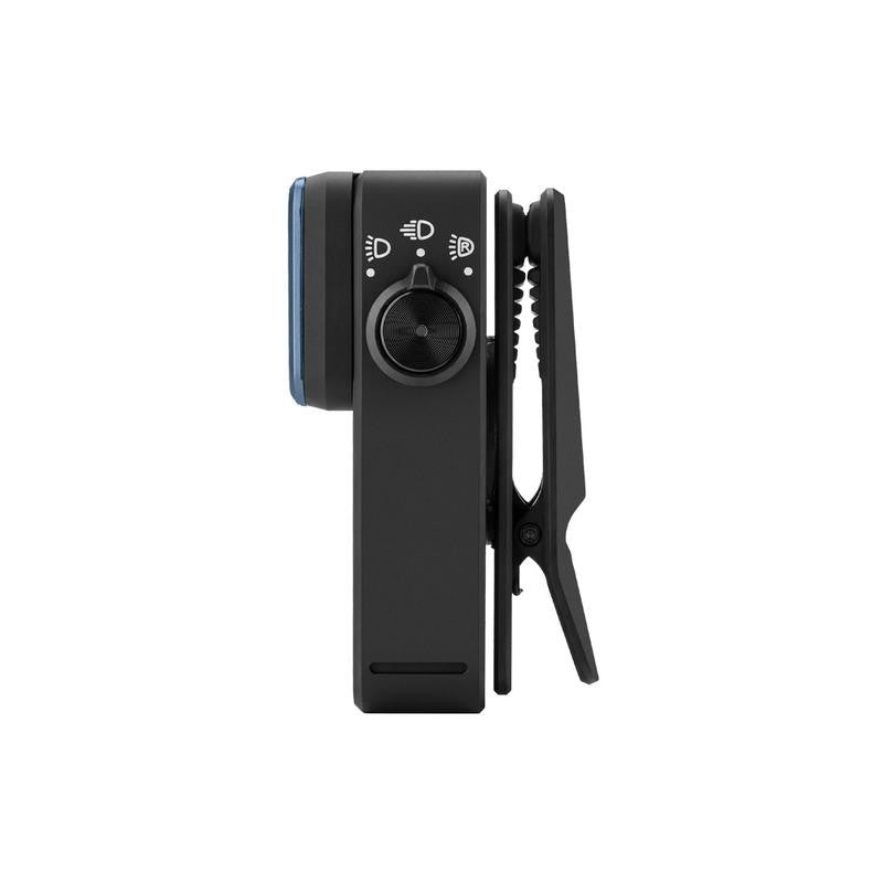 LED EDC Clip Flashlight with 530 Lumens Flood & Spotlight, Red Light