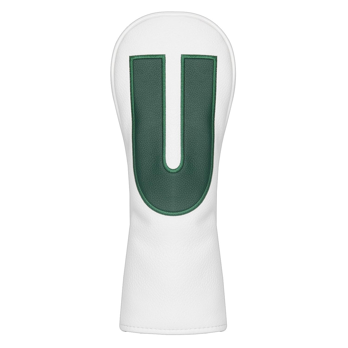Golf Driver Headcover with U Design for Hybrid Clubs - White