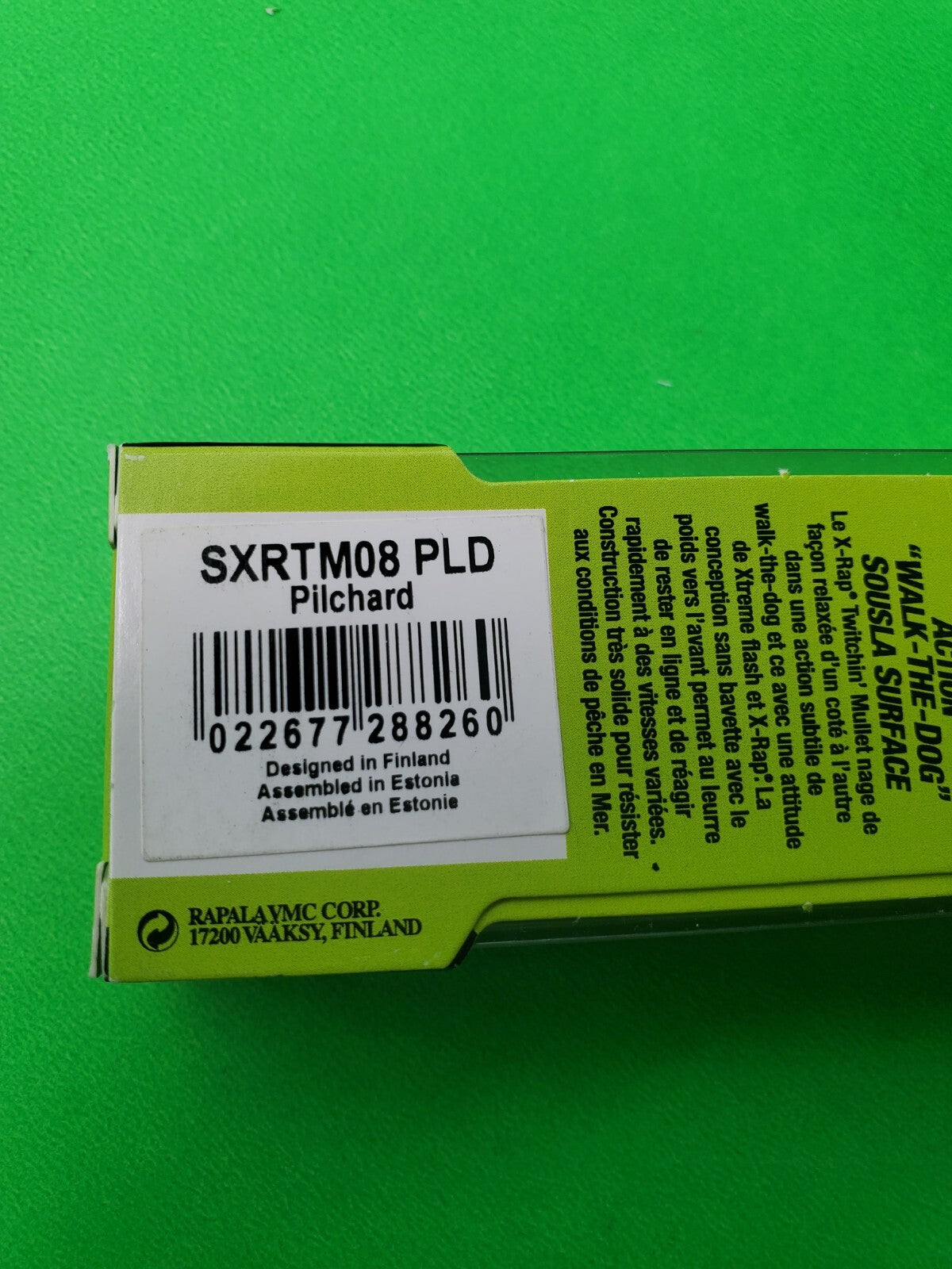3 1/8 Inch Twitchbait for Saltwater Fishing - Pilchard Lure - X-Rap Twitchin' Mullet SXRTM08