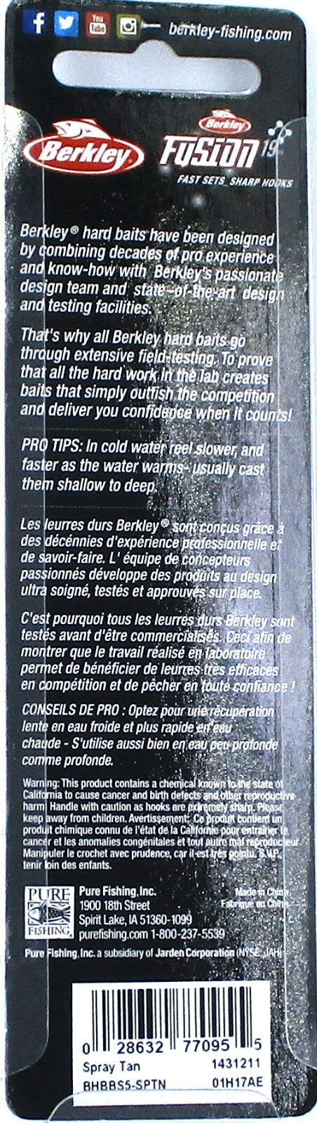 Berkley 1/4 Oz 2-Inch Bad Shad Rattle Crankbaits - Fish Lures for Freshwater Fishing
