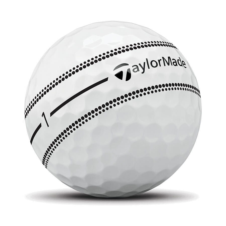 TaylorMade TP5 Stripe Golf Balls - 2 Dozen Premium Tour Alignment Balls