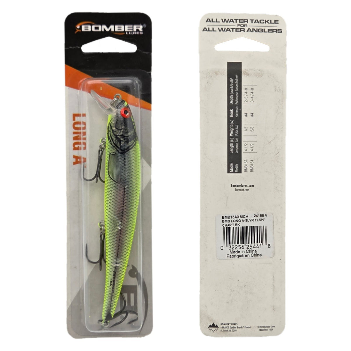 Fishing Lures Set of 3 Long A B15 Shallow Jerkbaits 4.5inch 1/2oz Silver Flash
