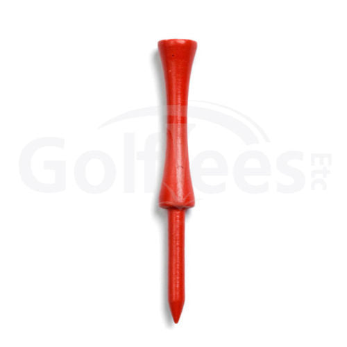 Wooden Golf Tees 3 1/4 Inch Step Down Design for Consistent Ball Height - Pack of 100