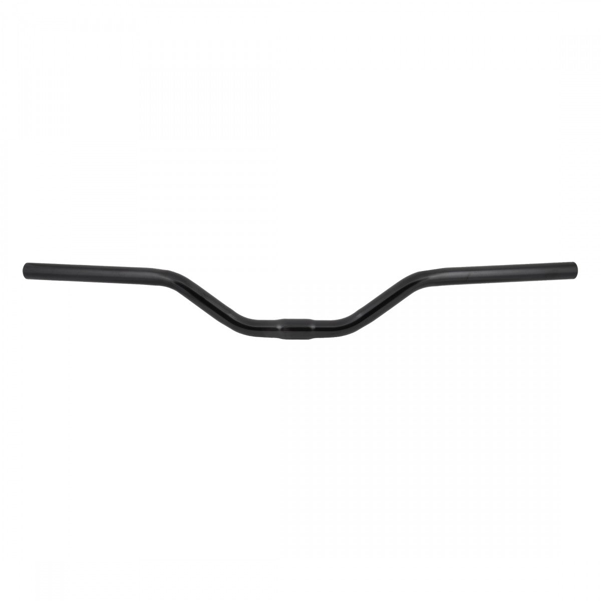 Mountain Riser Handlebar 25.4mm Clamp Black Steel 27.5in 3.5in Rise