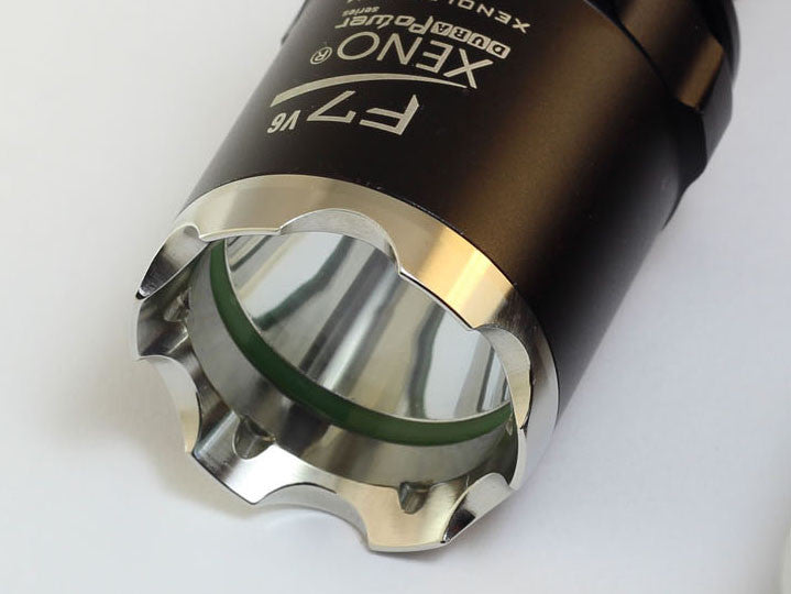 Stainless Steel Bezel Ring for SureFire Z44 6P C2 Flashlights - Tactical CNC Machined