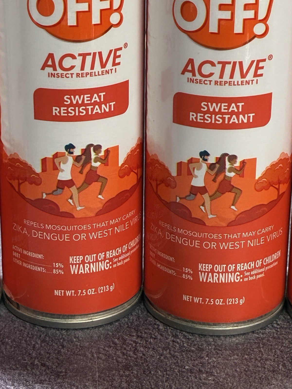 Mosquito Insect Repellent Spray 7.5oz Sweat-Resistant Outdoor Protection