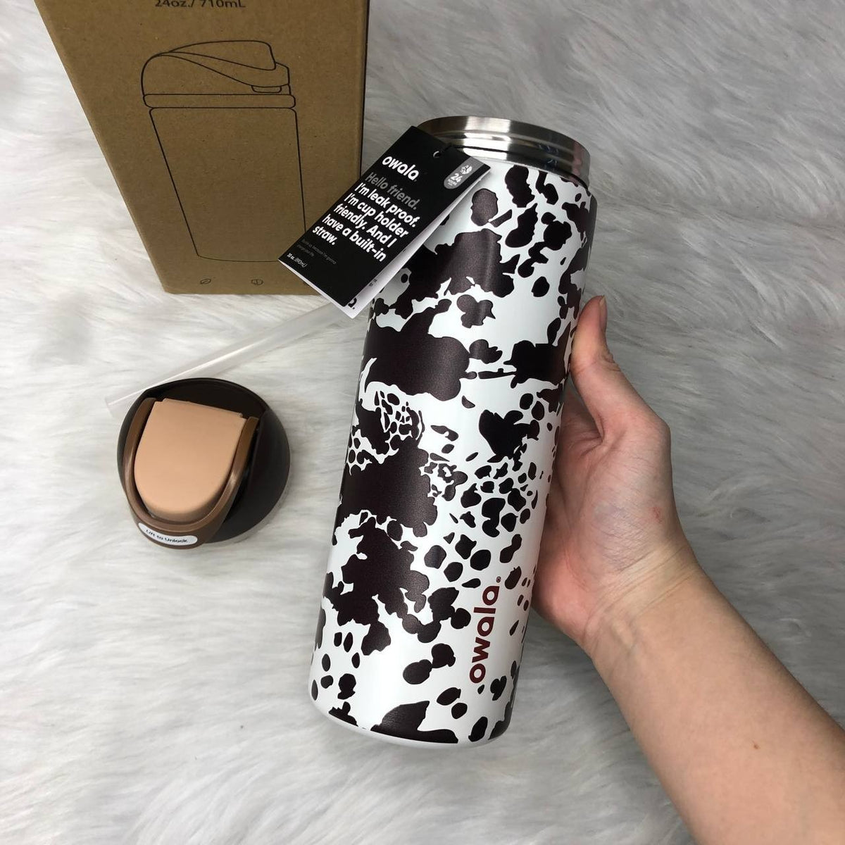 Owala Special Edition 24oz Cowgirl Core Water Bottle with Leakproof Lid