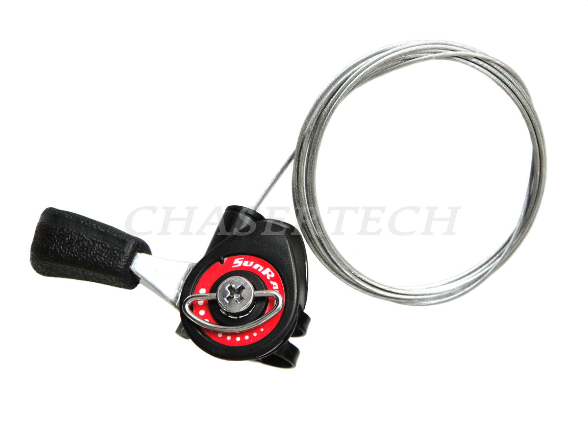 MTB Bicycle Friction Thumb Shifter Right Hand with Cable - 5 6 7 Speed
