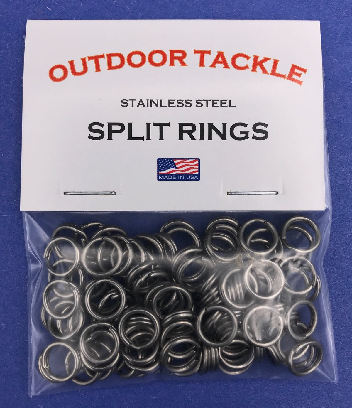 Heavy Duty Stainless Steel Split Rings #5.5 Size 100 Count - Made in USA