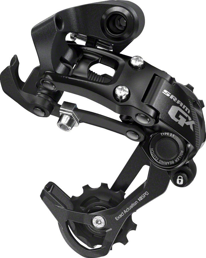10-Speed Long Cage Rear Derailleur with Clutch for Mountain Bikes