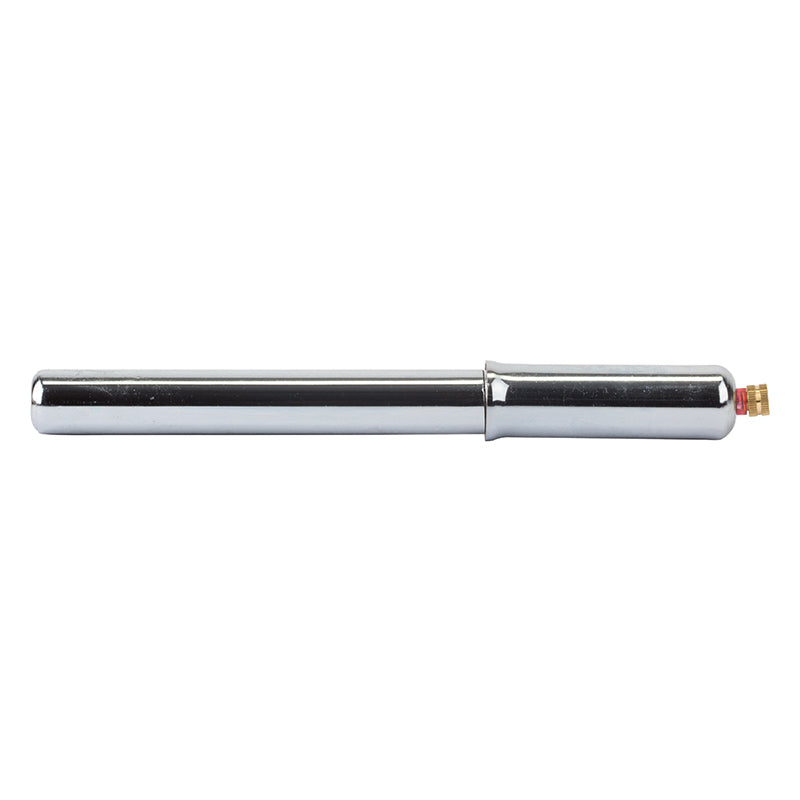 Sunlite 9-Inch Steel Frame Bicycle Pump with Hose and Chrome Finish