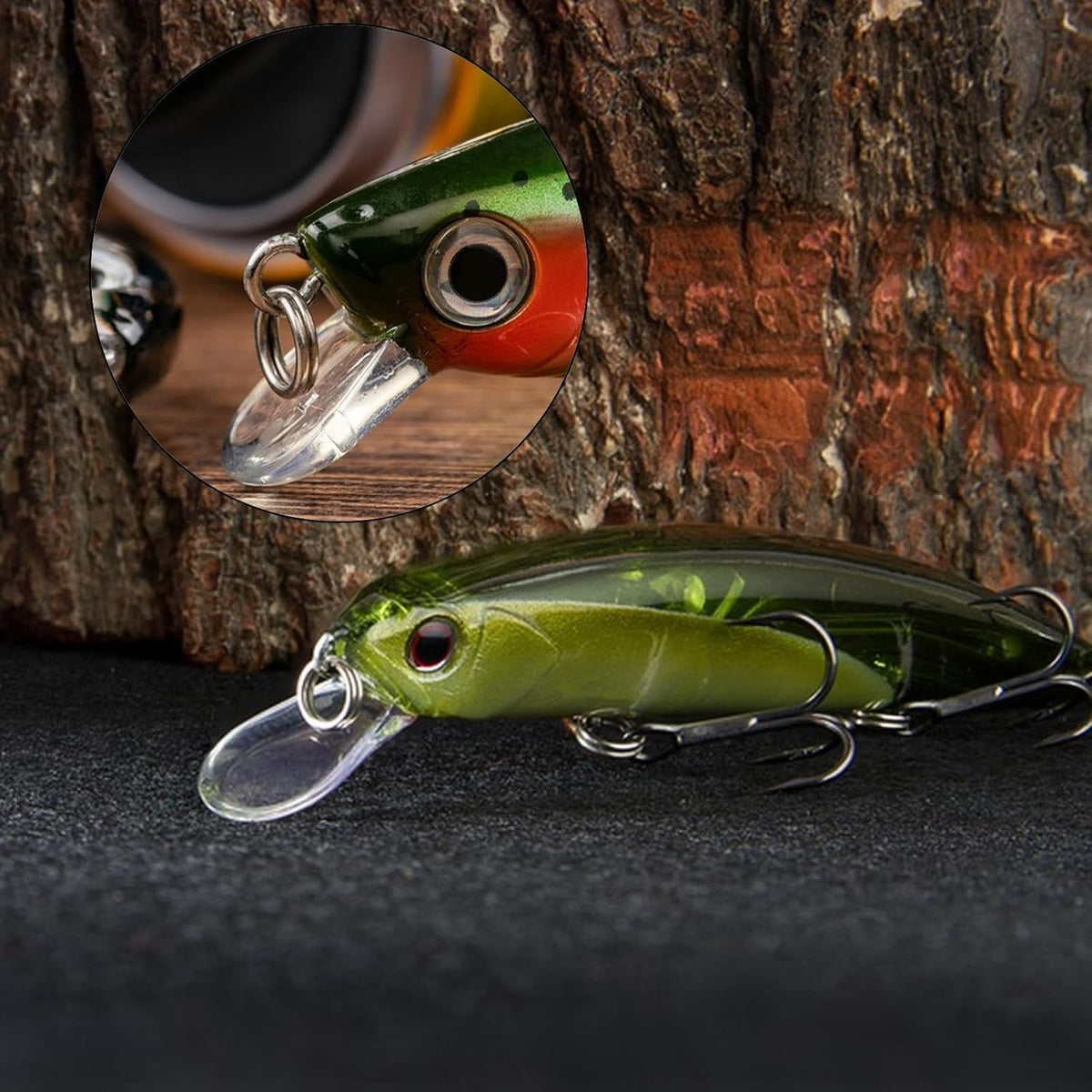 Fishing Split Rings Set 8 Sizes 300 Pcs for Lures Hooks and Tackle