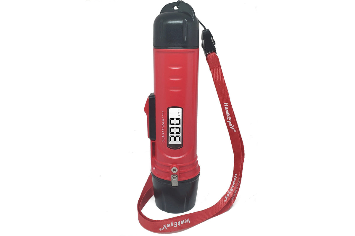 Handheld Depth Finder with Temperature - Waterproof Fish Finder to 300ft