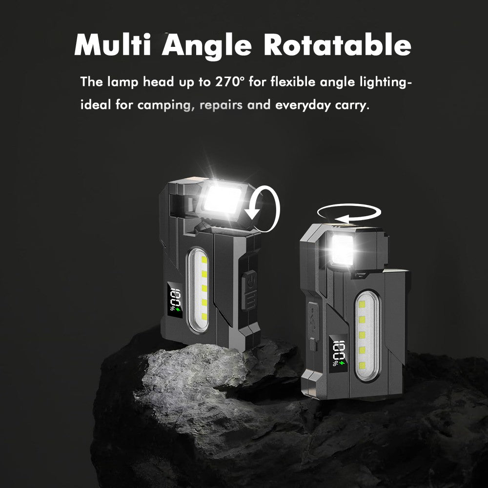 Rechargeable COB LED Work Light Torch Inspection Handheld Flashlight