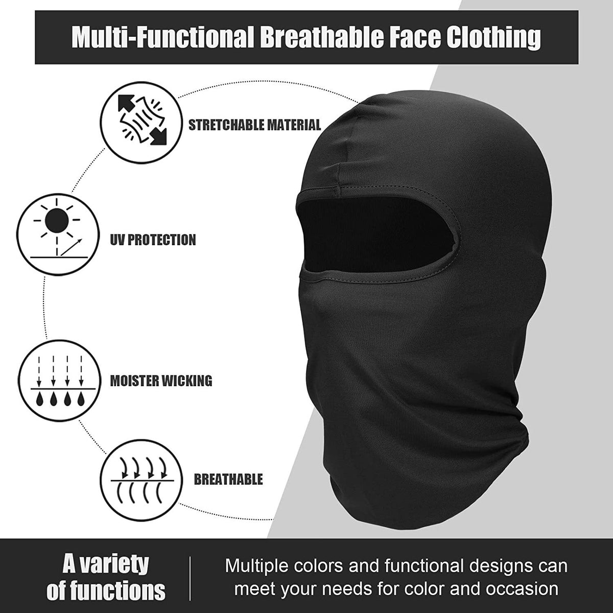 Unisex Animal Face Mask Balaclava for Ski Snowboarding Cycling Winter - Multiple Colors