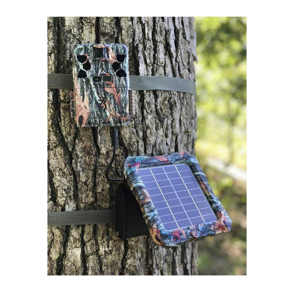 Trail Camera Solar Power Pack with Adjustable Panel - Camo