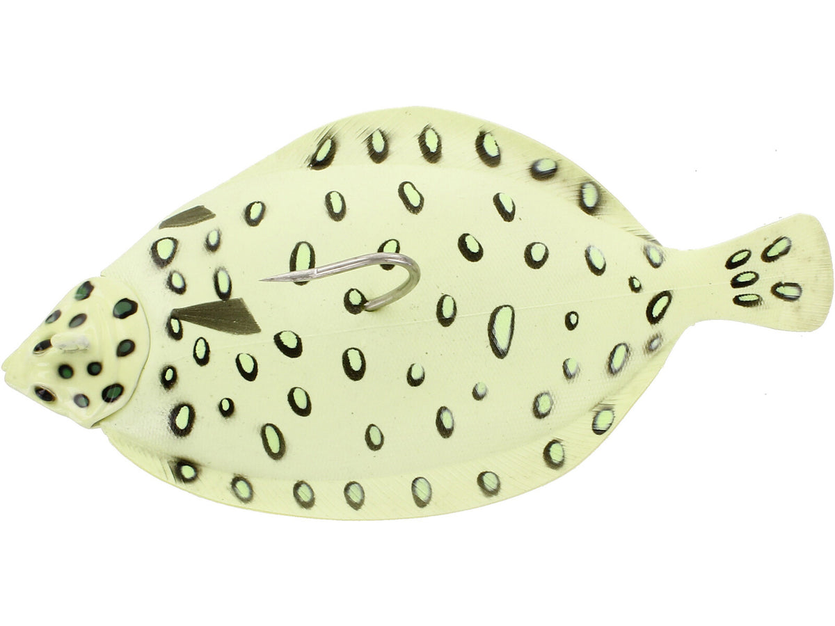 Glow-In-Place Flat Matt Fishing Soft Lure 1oz 3-3/8in for Saltwater & Freshwater