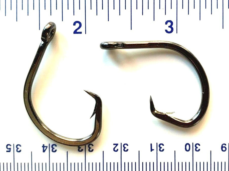 VMC Tournament Circle Hooks Size 3/0 - Saltwater Big Game Fishing Hooks, 9 Pack