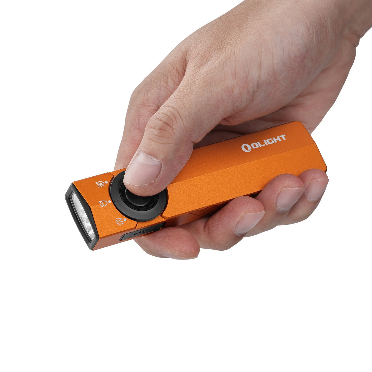 3-in-1 LED Flashlight with UV, Red, and White Light - Portable EDC Torch