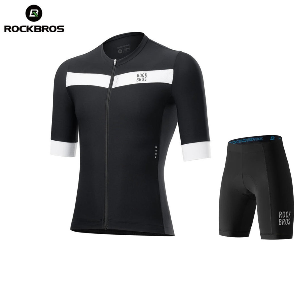 Breathable Men’s Cycling Jersey Set with Padded Shorts - Quick-Dry & Moisture-Wicking