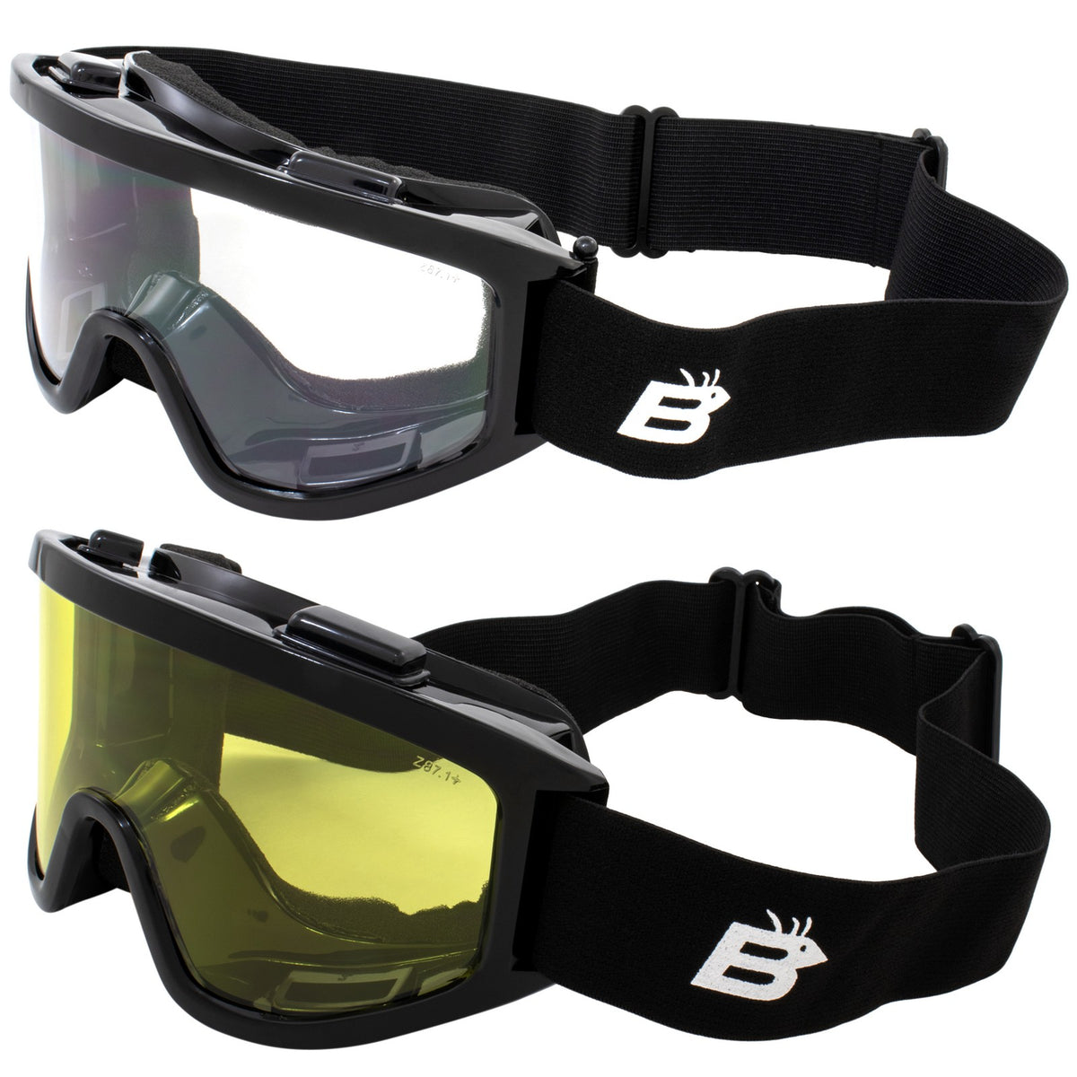 Birdz 2-Pack Anti-Fog Ski Goggle Lenses for Over Glasses Waterproof UV400
