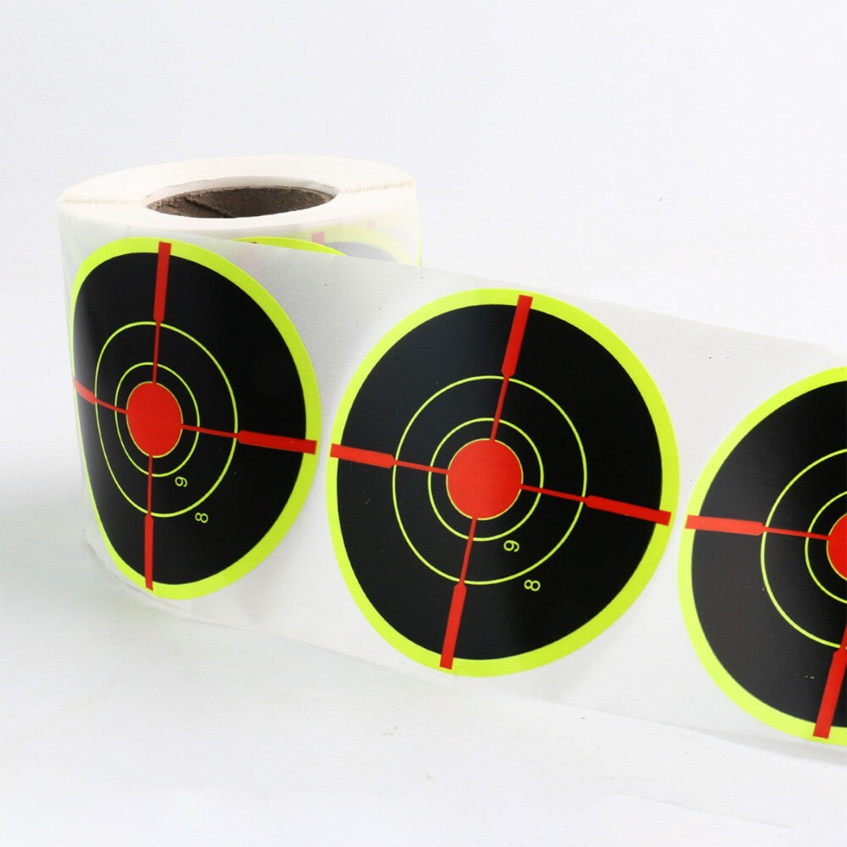 250Pcs Fluorescent Shooting Target Stickers Self-Adhesive Paper for Range Practice