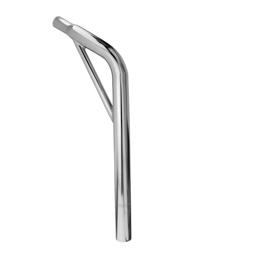 Steel Seatpost Support 27.2mm Layback Bicycle Saddle Support for MTB BMX Cruiser Chrome