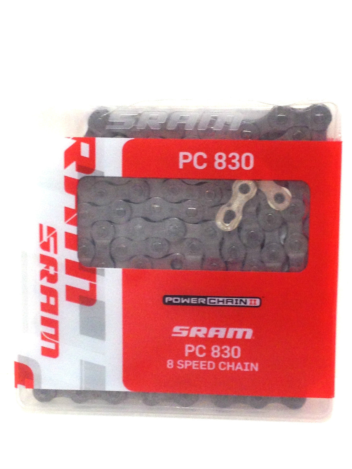 Bicycle Chain 7/8 Speed 1/2 x 3/32 Chain with Power Link - Gray