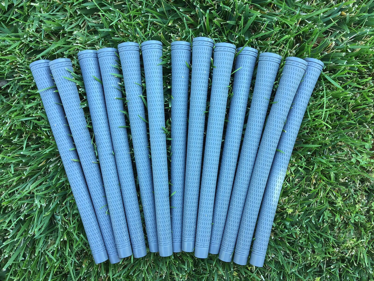 13-Pack Golf Grip Set with Free Grip Kit - Gray Sidewinder Standard