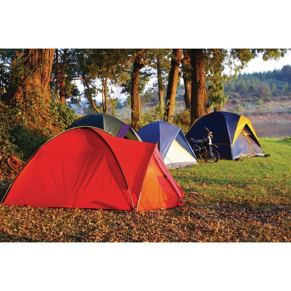 9-Inch Heavy-Duty Steel Tent Stakes 10-Pack for Camping & Outdoor Use