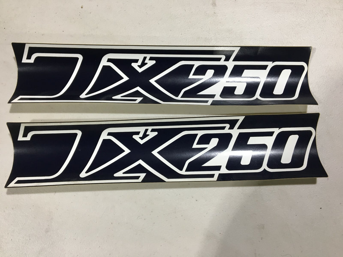NOS Polaris 77 TX 250 Snowmobile Tunnel Decals Vintage Snowmobile Lot