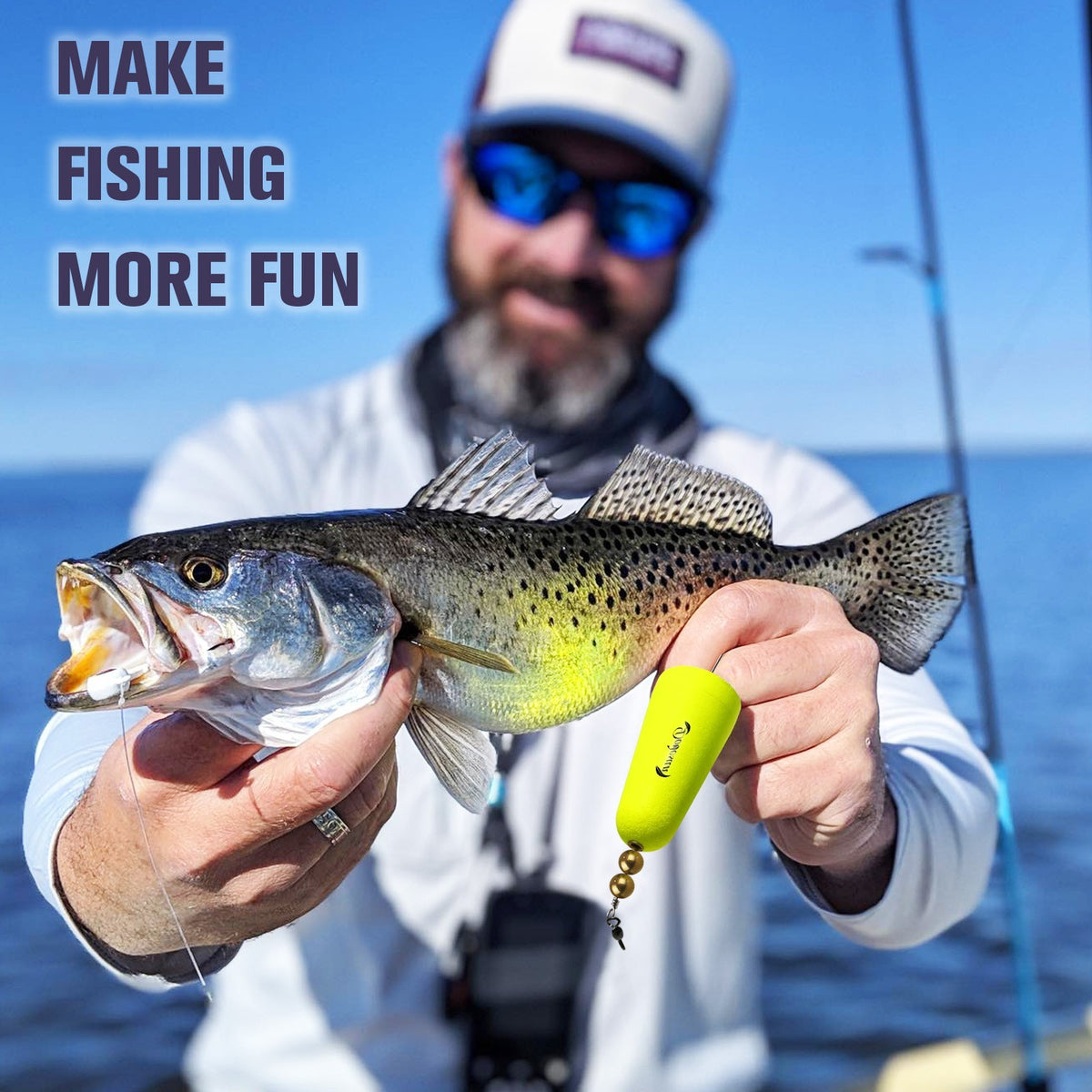 Fishing Floats Popping Cork Bobbers Set for Saltwater & Freshwater Angling