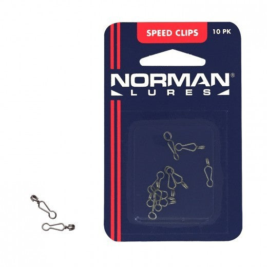Fishing Snaps - Speed Clips for Lures, Strong & Easy to Attach, Multiple Sizes