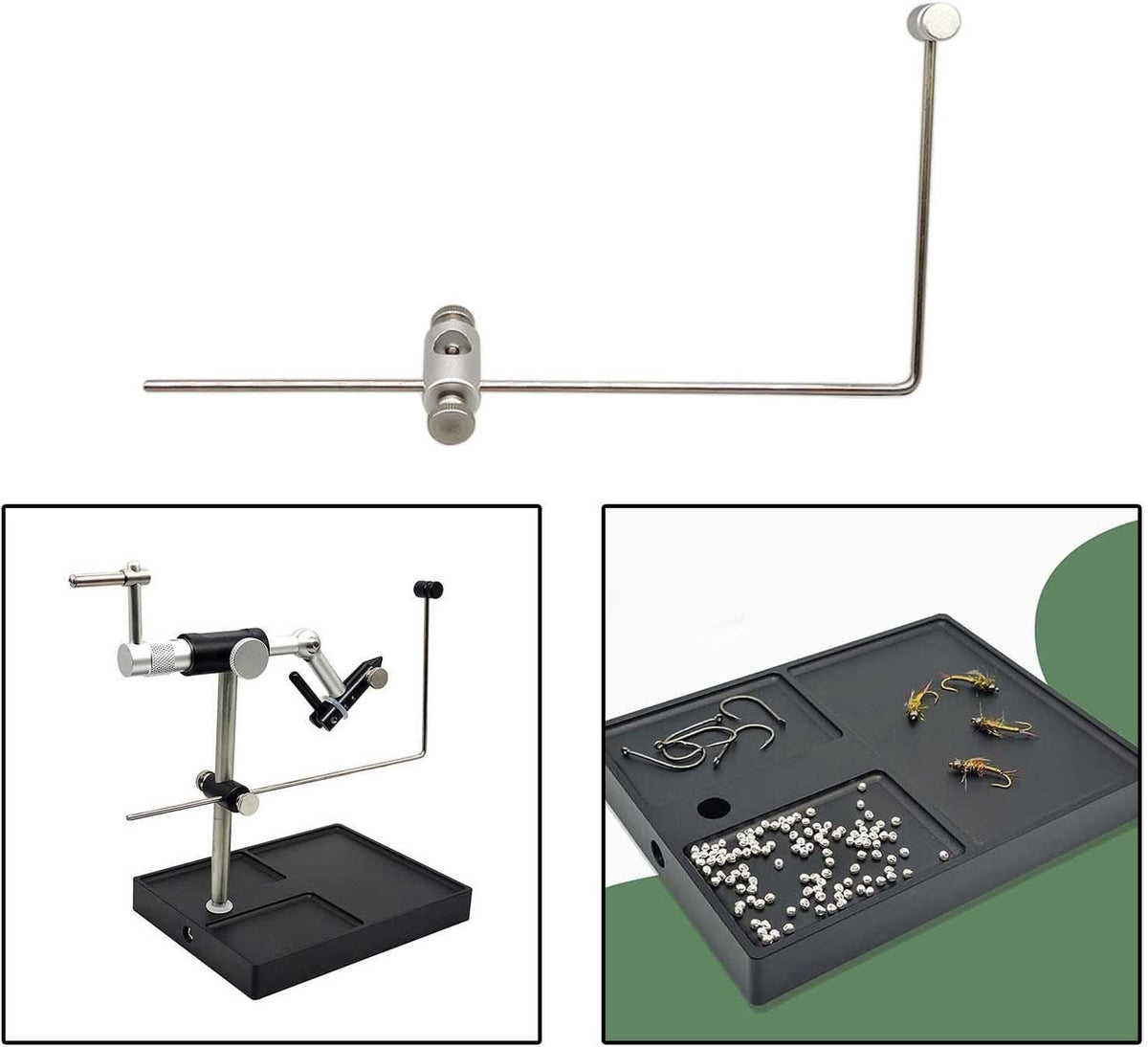 Metal Fishing Bobbin Cradle - Durable Fly Tying Accessory for Anglers