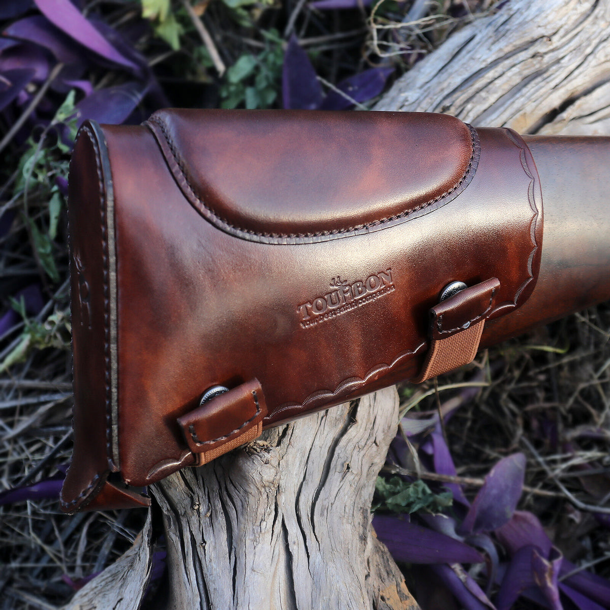 Leather Recoil Pad & Cheek Rest for Hunting & Shooting Guns