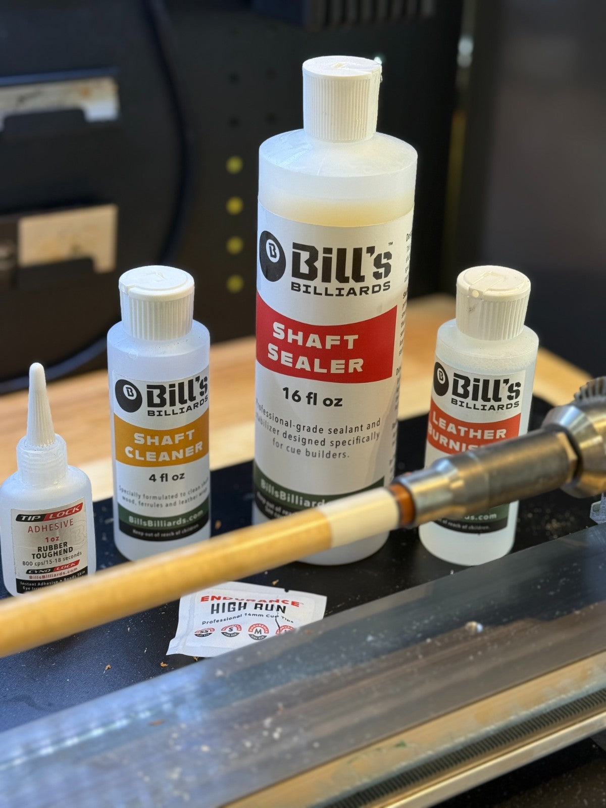 Pool Cue Shaft Cleaner – 4 oz Bottle for Shaft, Ferrules & Leather Maintenance