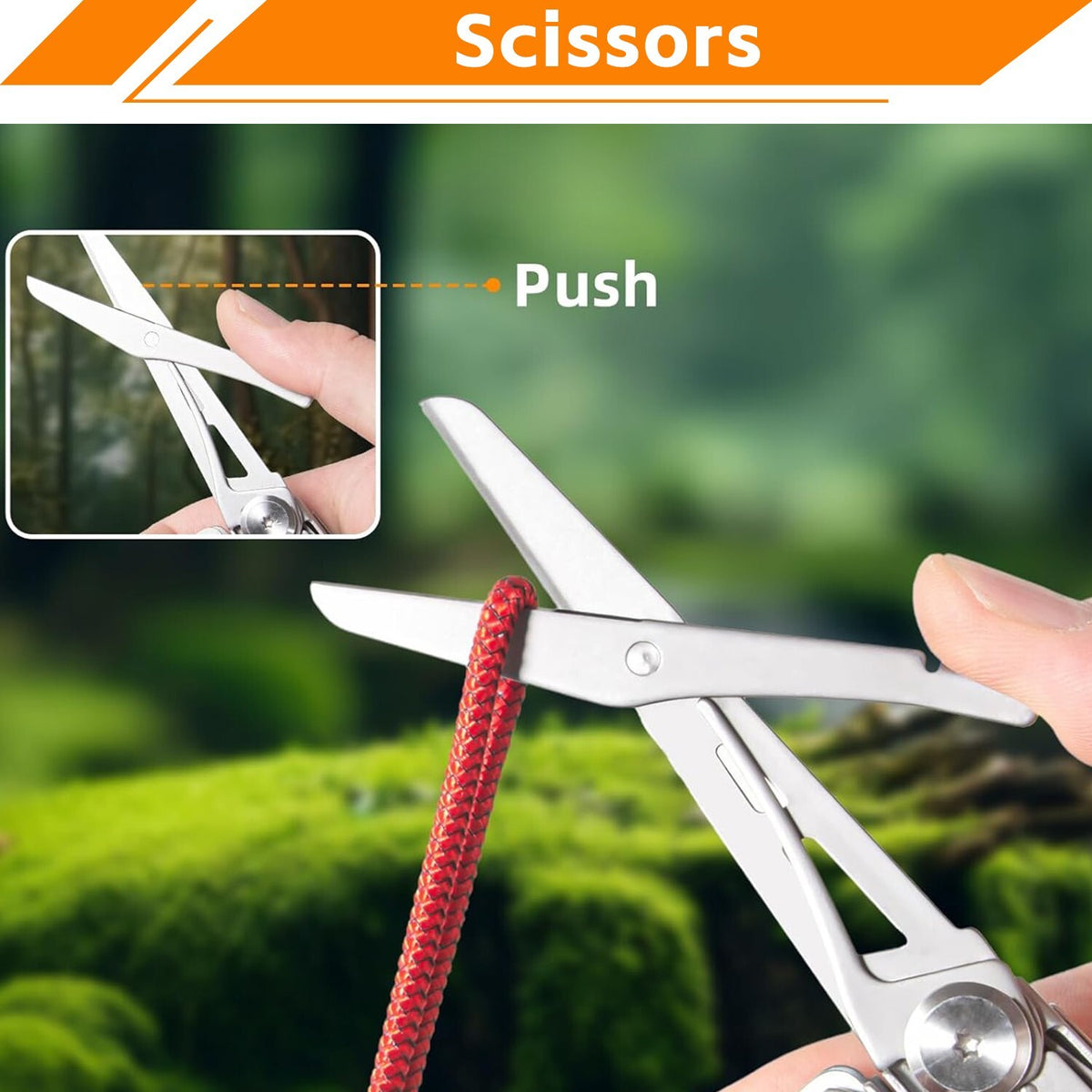 16-in-1 Multi Tool Pliers Folding Knife Saw Screwdriver Scissors Bottle Opener
