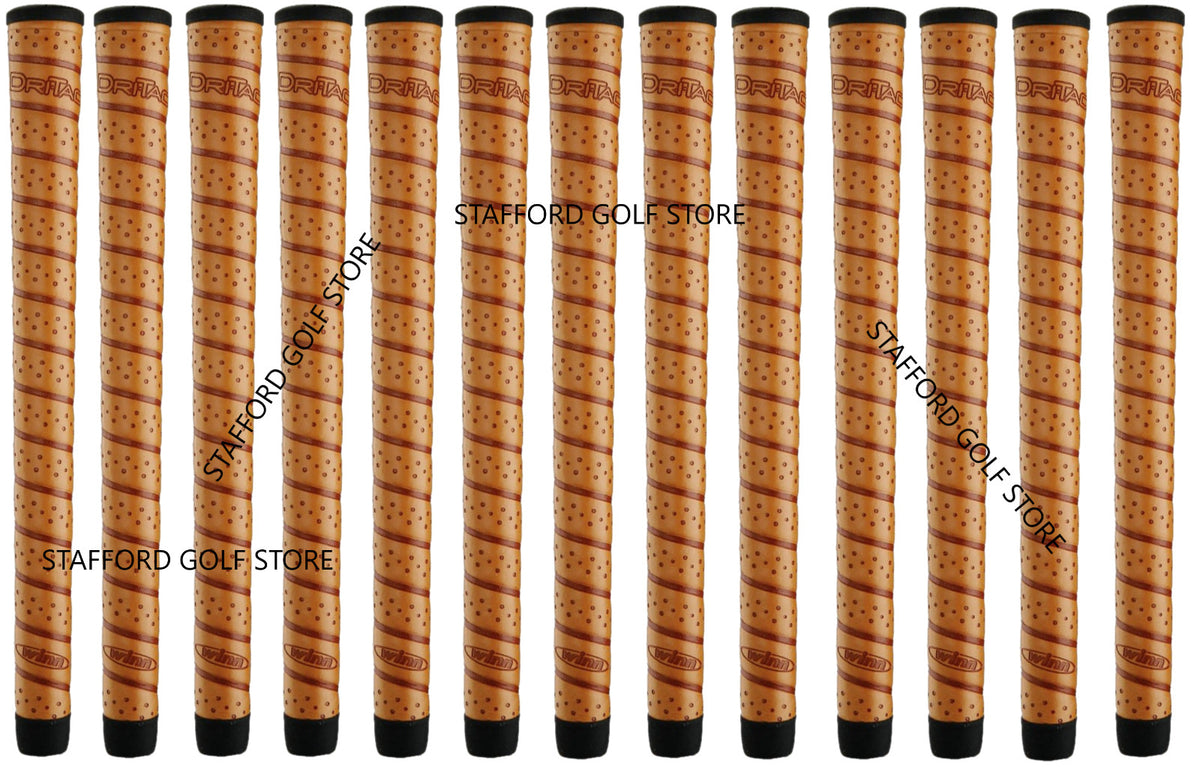 Golf Grip Set - Winn Dri-Tac Wrap Copper Multiple Sizes & Quantities