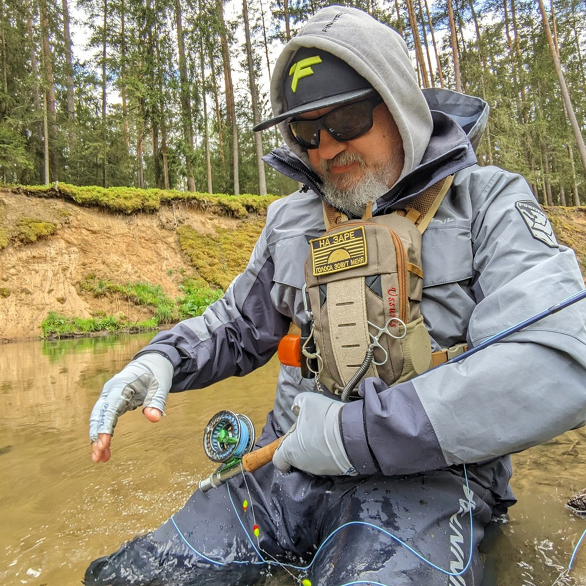 Fly Fishing Chest Pack Ultralight Micro Vest Bag - Durable Line Pouch